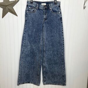BDG A Wide Leg Acid Wash Jeans Size 27